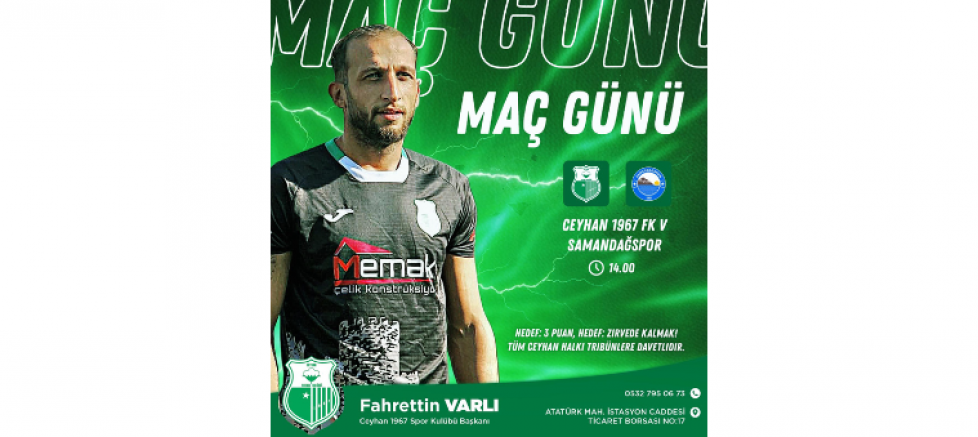 Ceyhan 1967 FK, Kritik Maç Öncesi Taraftarına Çağrı Yaptı - GÜNDEM - İnternetin Ajansı